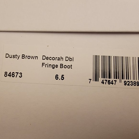 NIB Minnetonka decorah double fringe moccasin boots size 6.5 - Picture 9 of 9